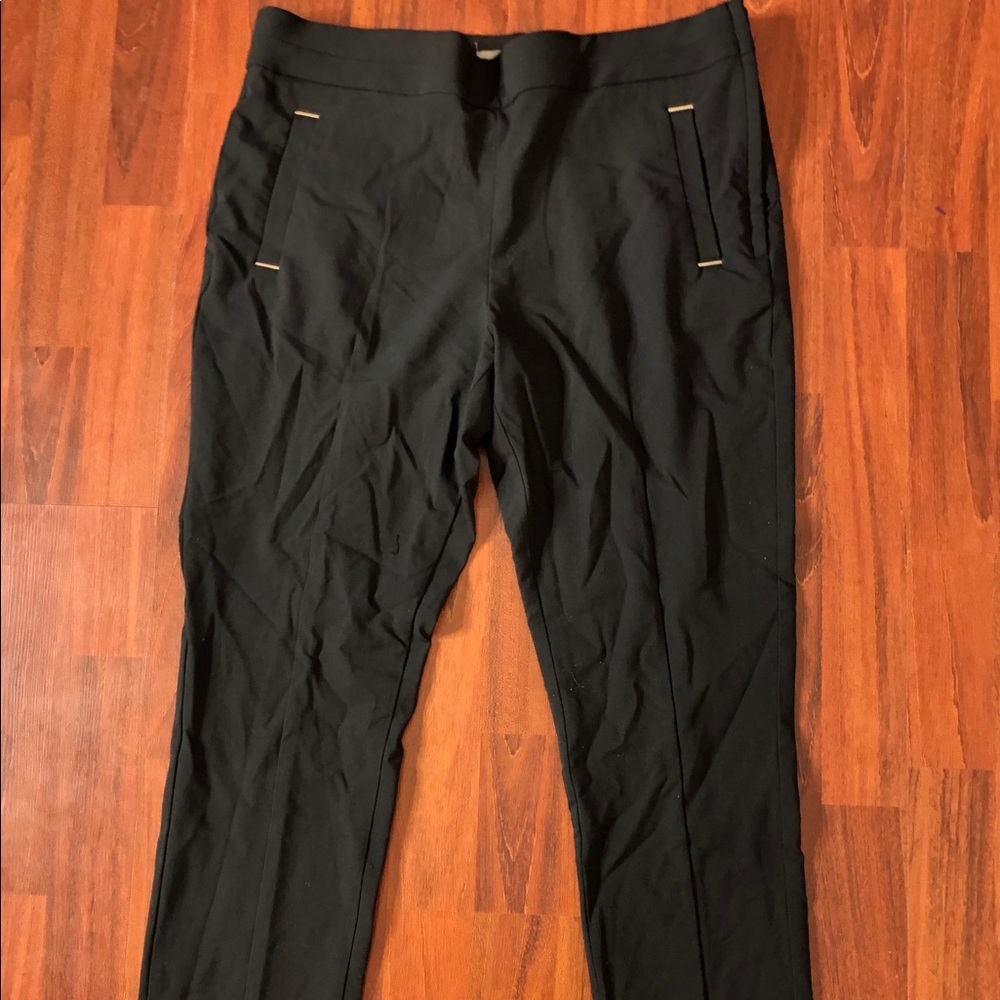 Black H&M Stylish Stretch Trouser Slack Pants